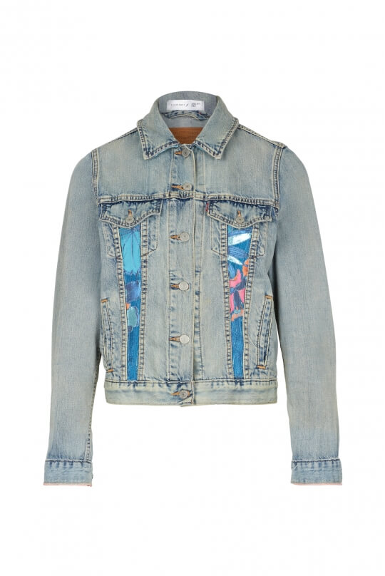 UPCYCLING DENIM JACKET LILAS