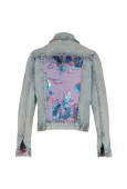 UPCYCLING DENIM JACKET LILAS