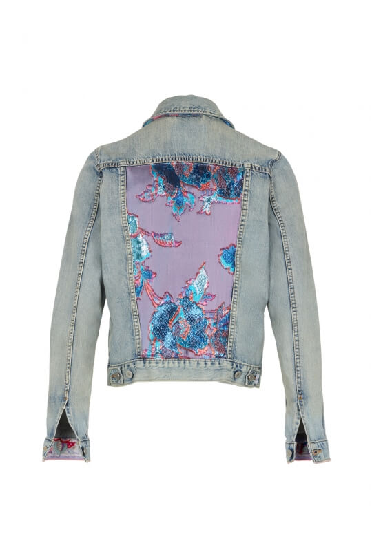 UPCYCLING DENIM JACKET LILAS