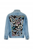 UPCYCLING DENIM JACKET LILAS