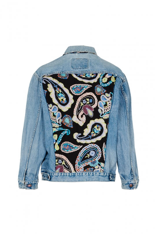 UPCYCLING DENIM JACKET LILAS