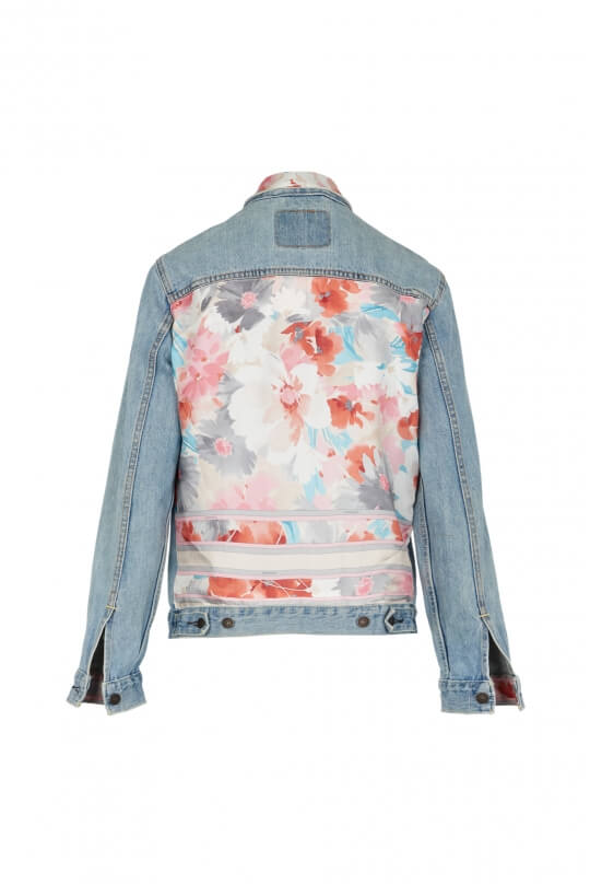 UPCYCLING DENIM JACKET ROSE