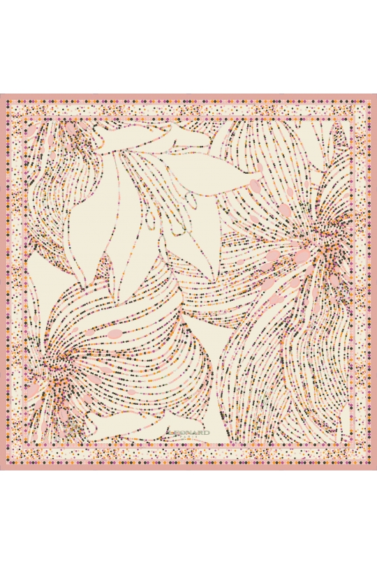 CARRE 70x70 EN TWILL DE SOIE